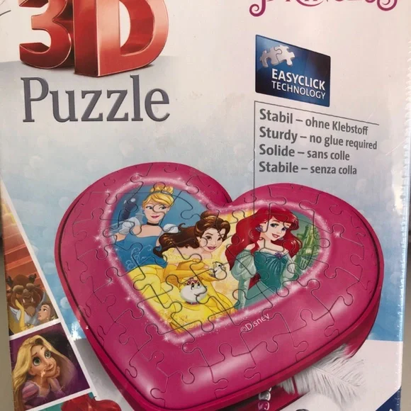 NIB Disney 3D puzzle princess jigsaw by Revensburger - Picture 5 of 5